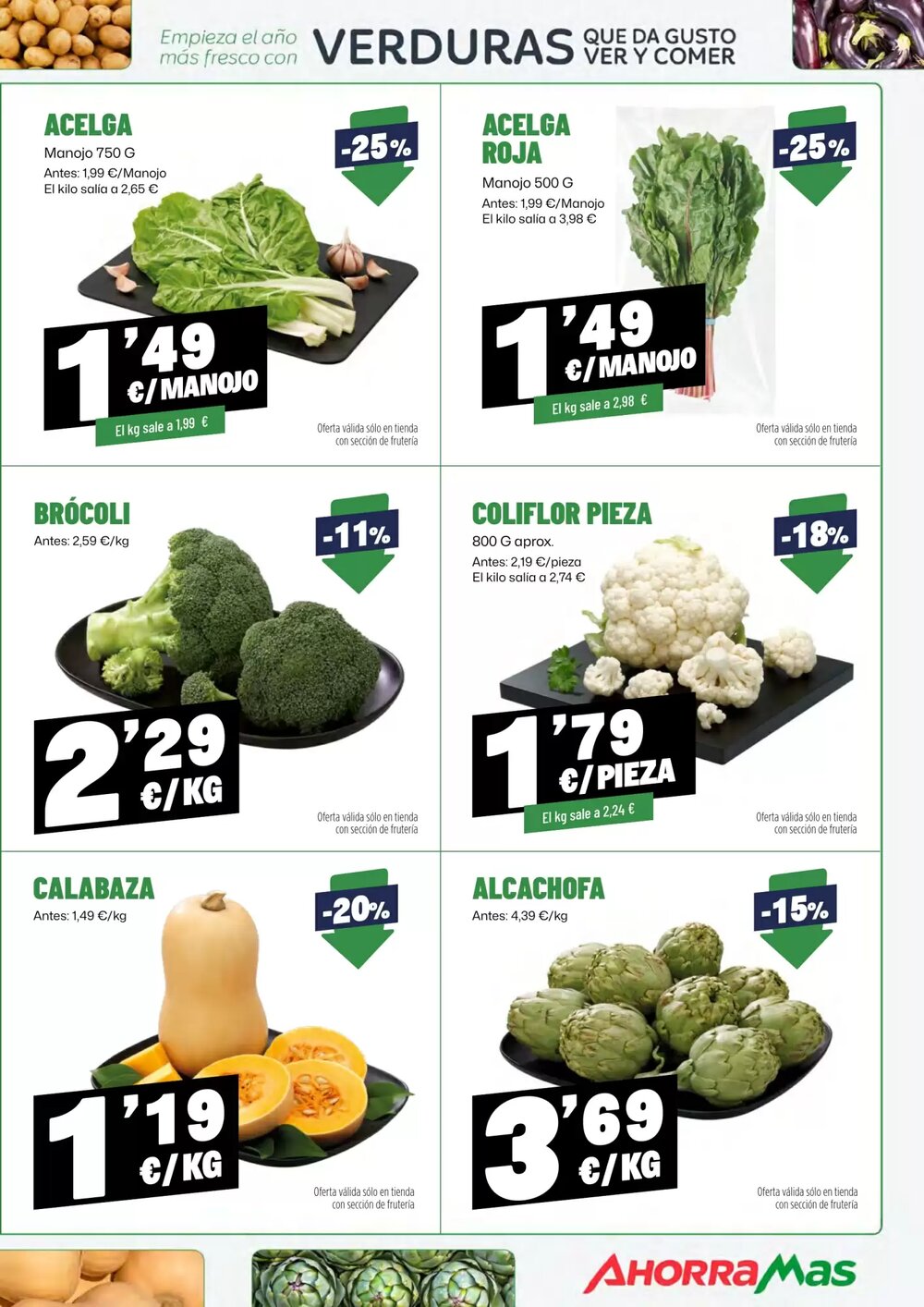 Folleto promocional de AhorraMas válido desde el 08/01/2026 - Página 7.