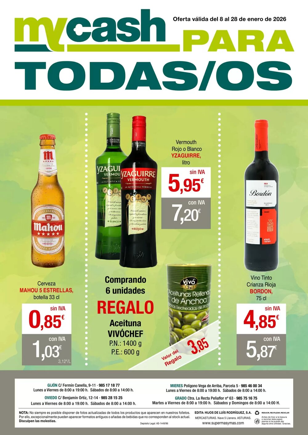 Folleto promocional de mycash profesional válido desde el 08/01/2026 - Página 8.