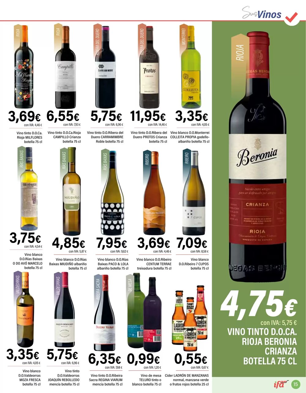 Folleto promocional de Cash Ifa válido desde el 08/01/2026 - Página 15.