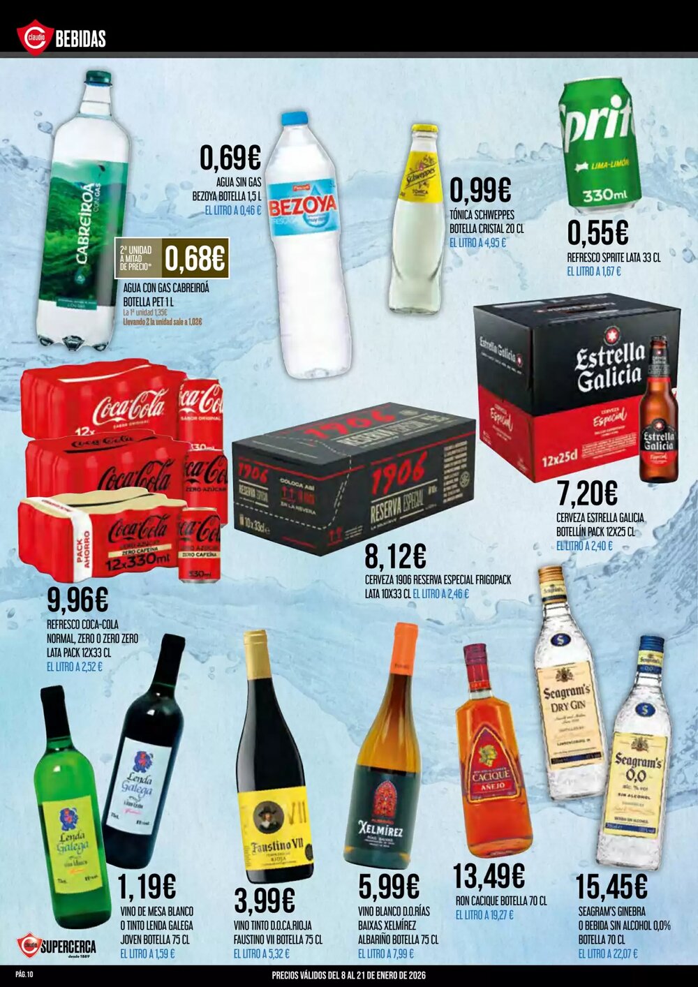 Folleto promocional de Claudio válido desde el 08/01/2026 - Página 10.
