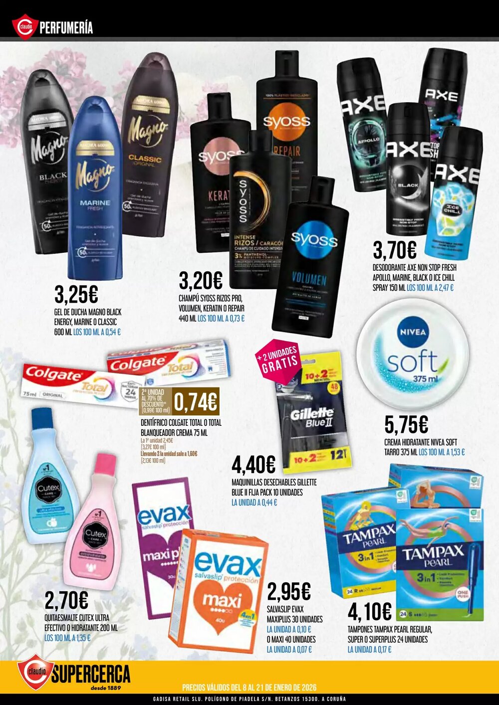Folleto promocional de Claudio válido desde el 08/01/2026 - Página 12.