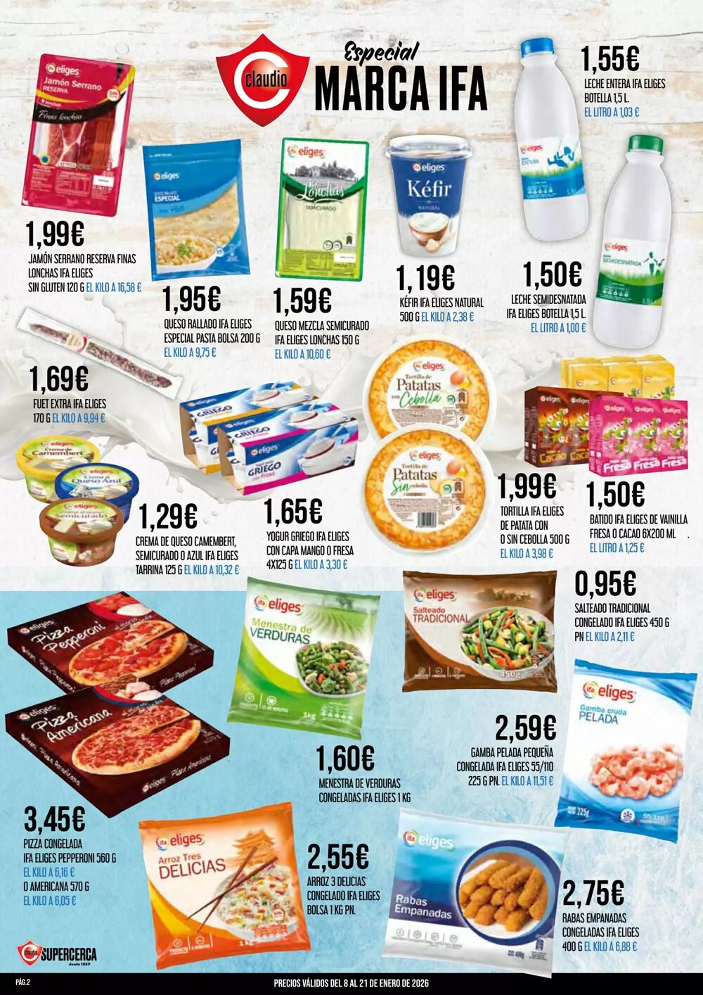 Folleto promocional de Claudio válido desde el 08/01/2026 - Página 2.