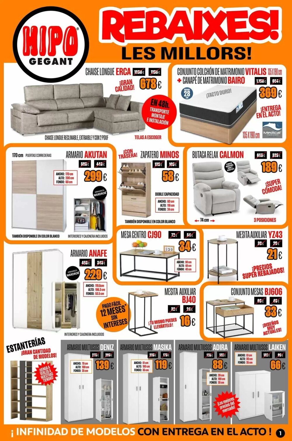 Folleto promocional de Hipo Gegant válido desde el 08/01/2026 - Página 1.