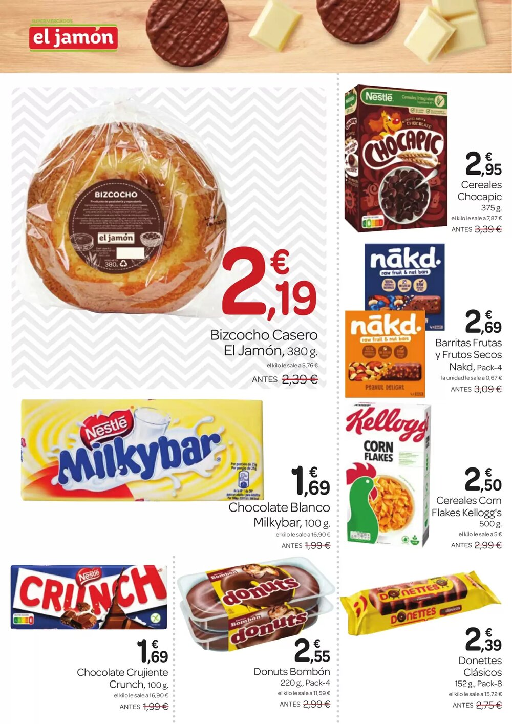 Folleto promocional de Supermercados El Jamón válido desde el 08/01/2026 - Página 14.