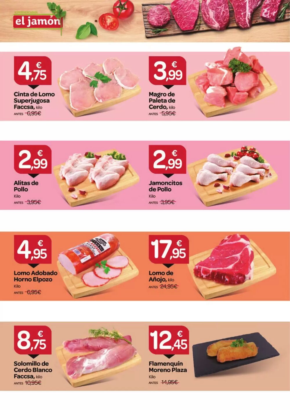 Folleto promocional de Supermercados El Jamón válido desde el 08/01/2026 - Página 2.