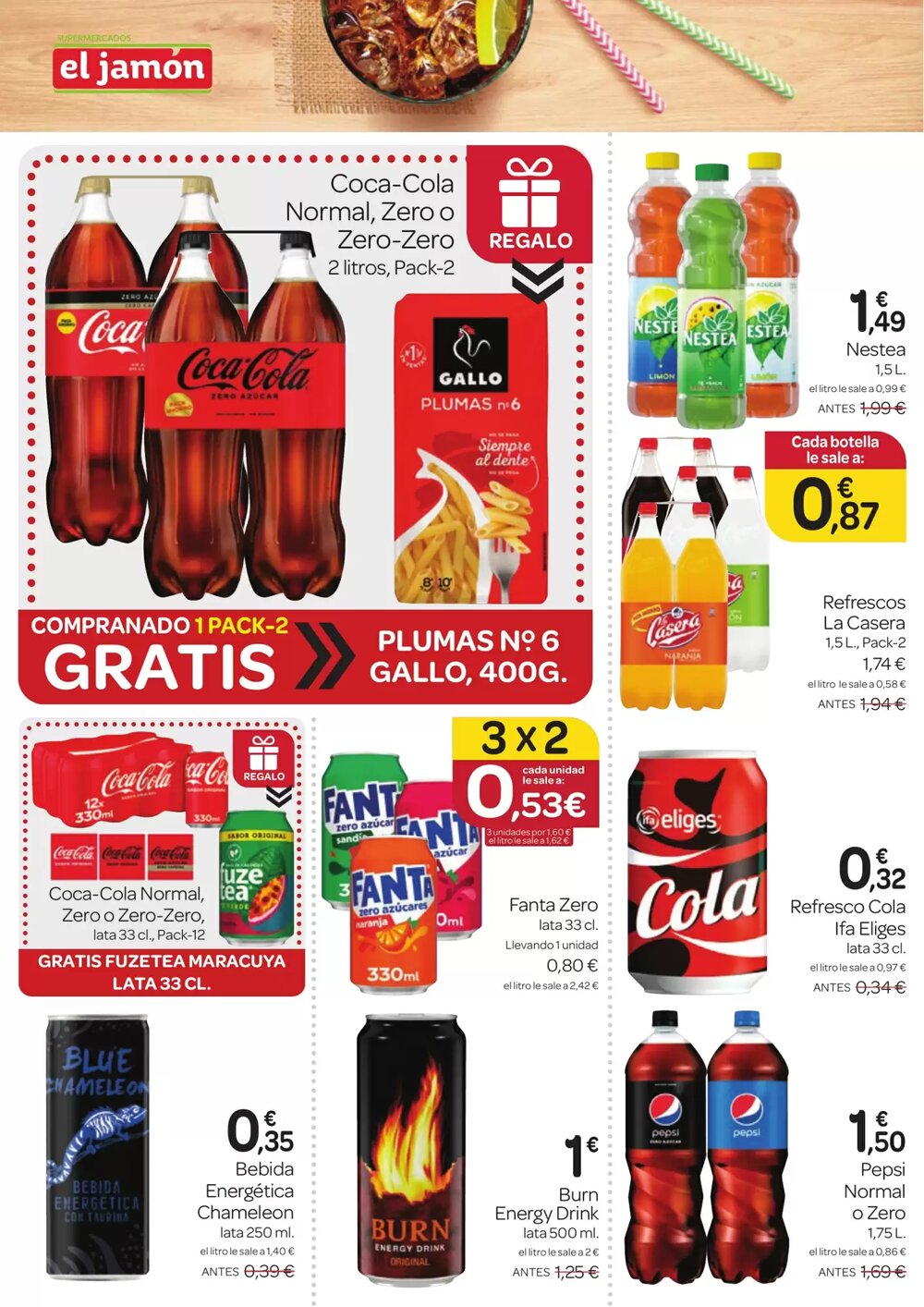 Folleto promocional de Supermercados El Jamón válido desde el 08/01/2026 - Página 24.