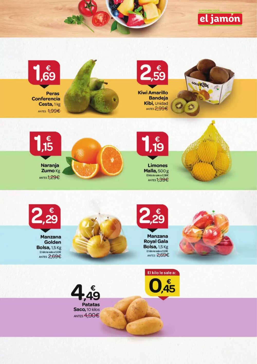 Folleto promocional de Supermercados El Jamón válido desde el 08/01/2026 - Página 3.