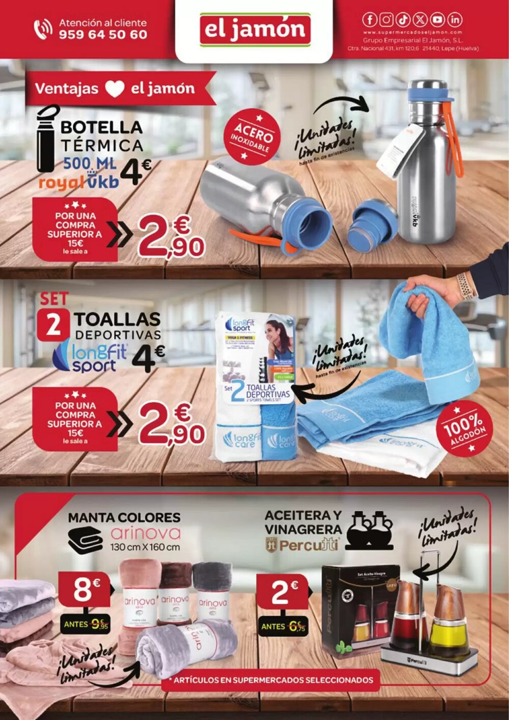 Folleto promocional de Supermercados El Jamón válido desde el 08/01/2026 - Página 32.