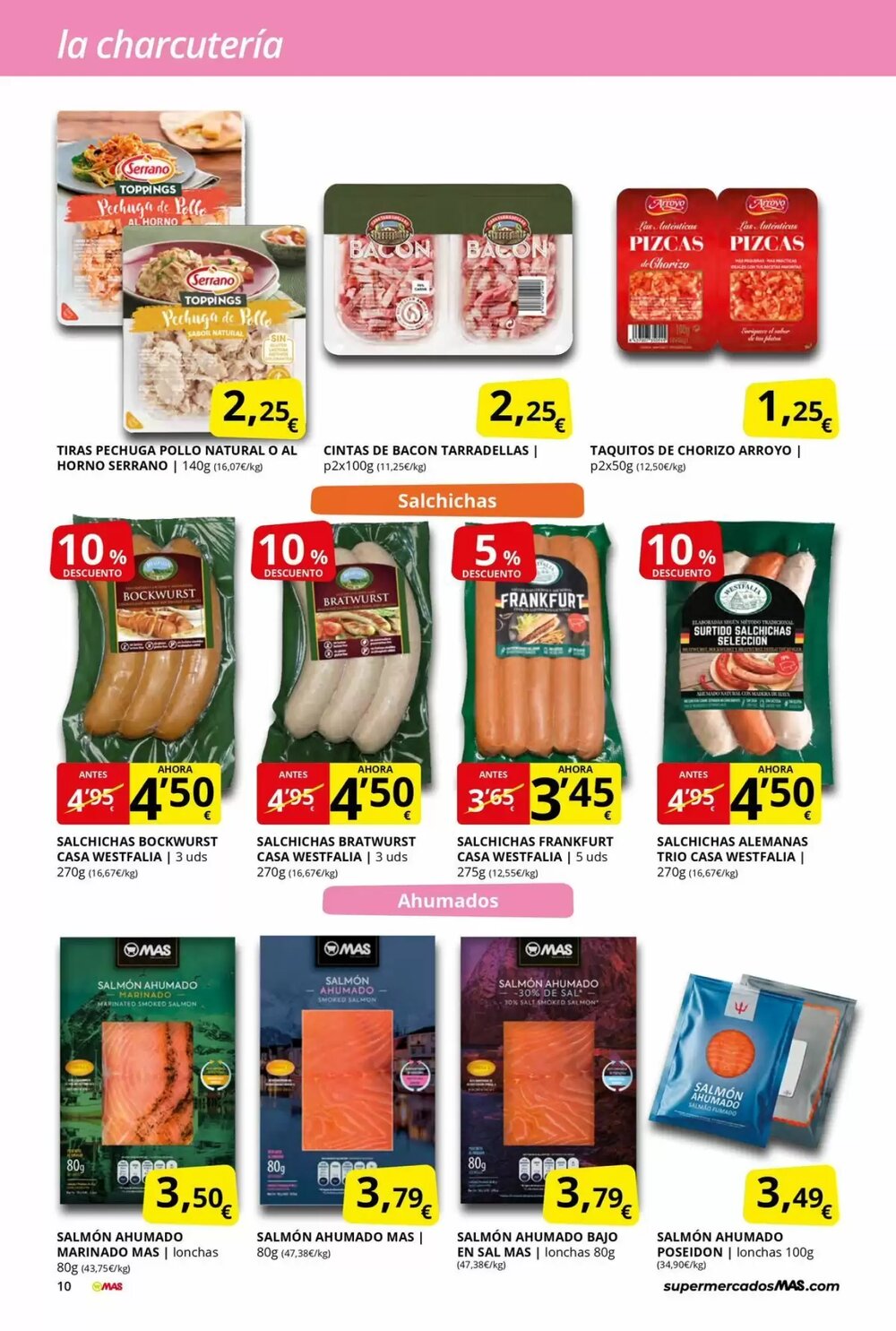 Folleto promocional de MAS válido desde el 08/01/2026 - Página 10.