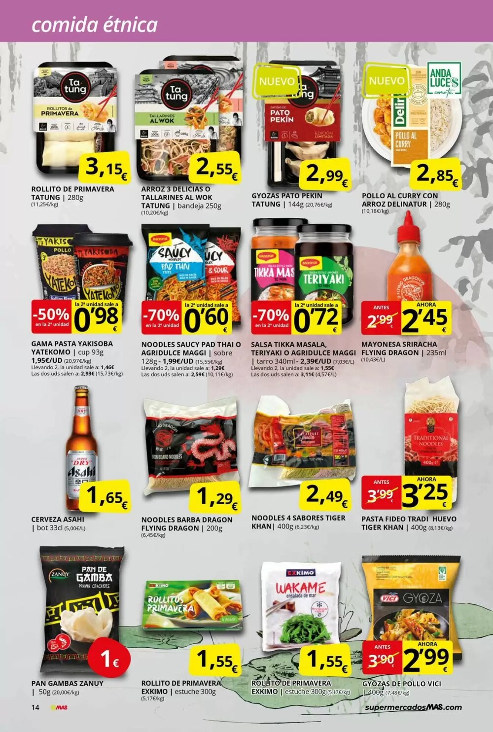 Folleto promocional de MAS válido desde el 08/01/2026 - Página 14.