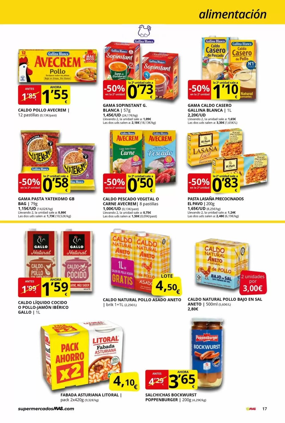 Folleto promocional de MAS válido desde el 08/01/2026 - Página 17.