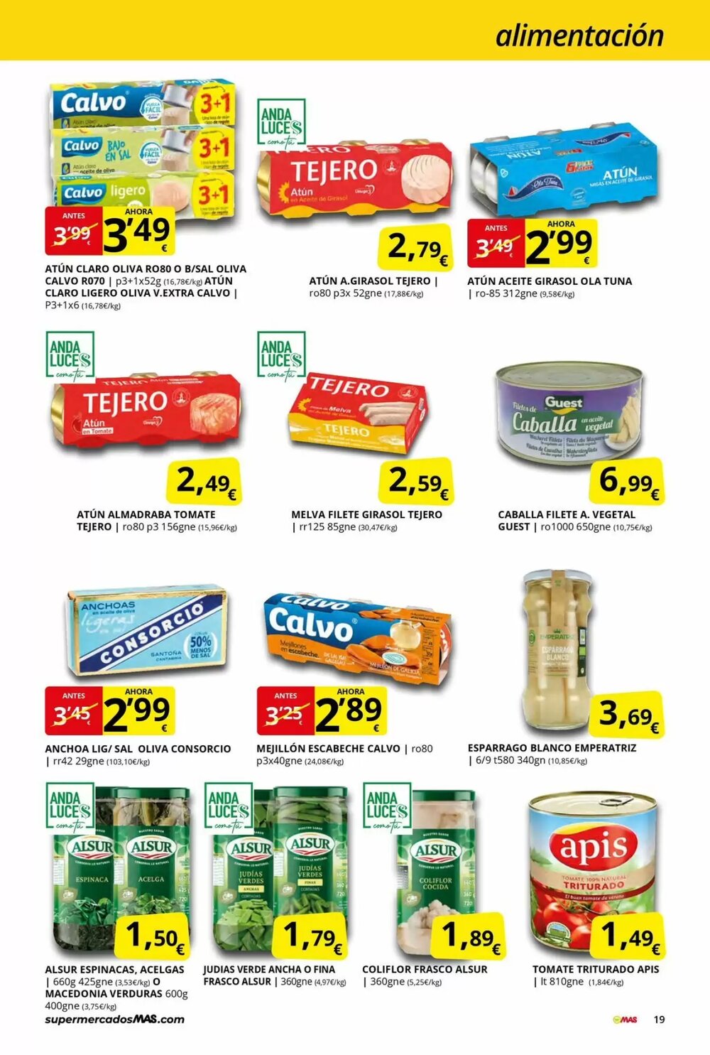 Folleto promocional de MAS válido desde el 08/01/2026 - Página 19.