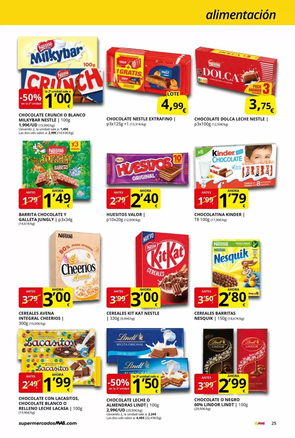 Folleto promocional de MAS válido desde el 08/01/2026 - Página 25.