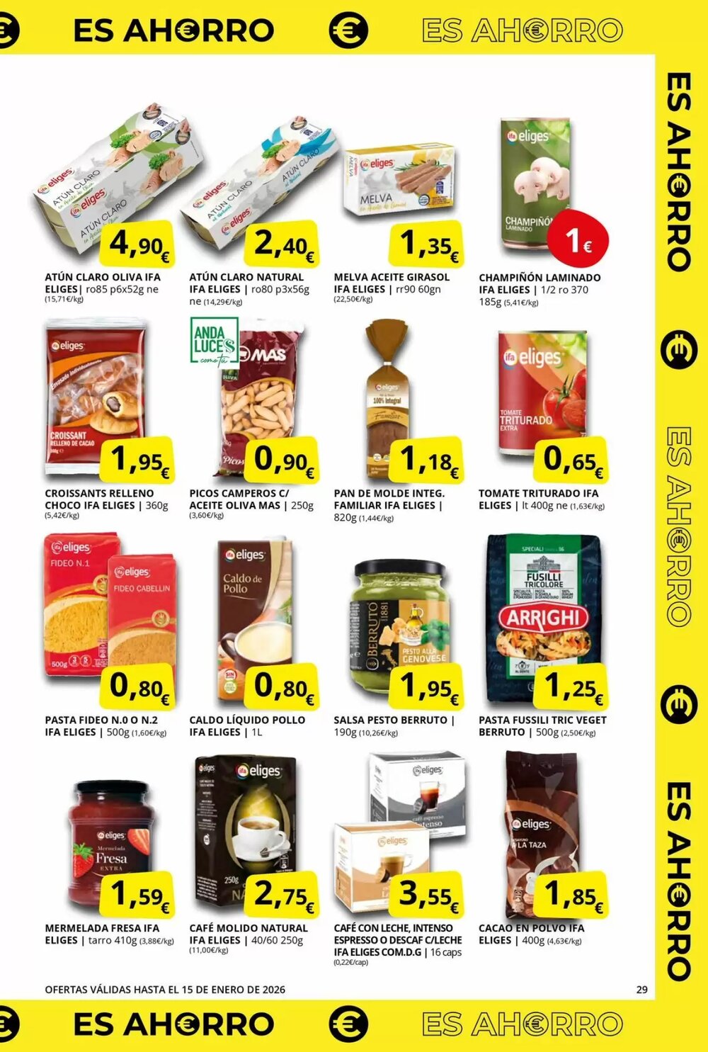 Folleto promocional de MAS válido desde el 08/01/2026 - Página 29.