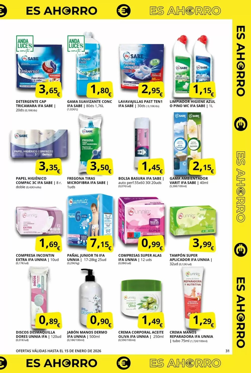 Folleto promocional de MAS válido desde el 08/01/2026 - Página 31.