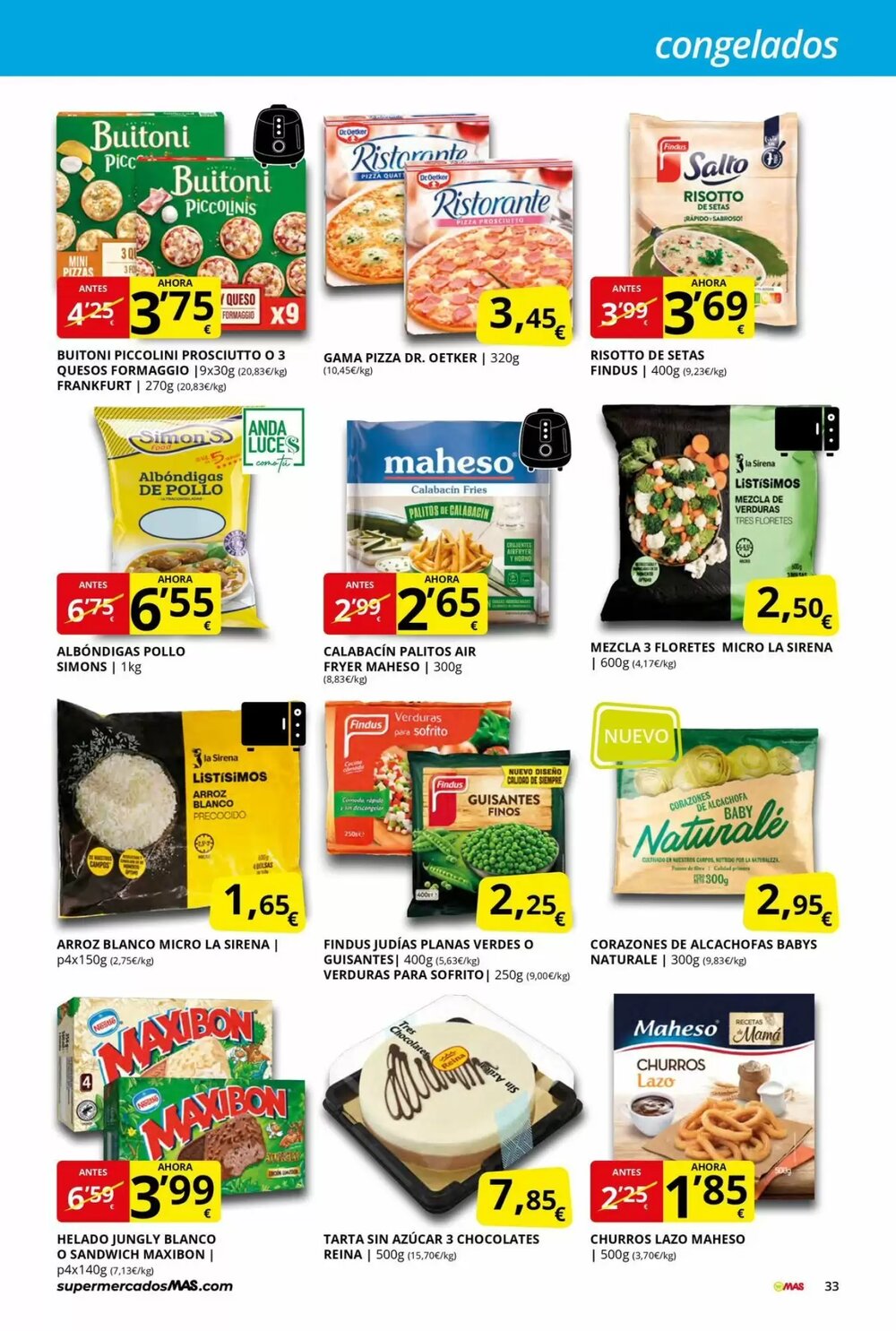 Folleto promocional de MAS válido desde el 08/01/2026 - Página 33.