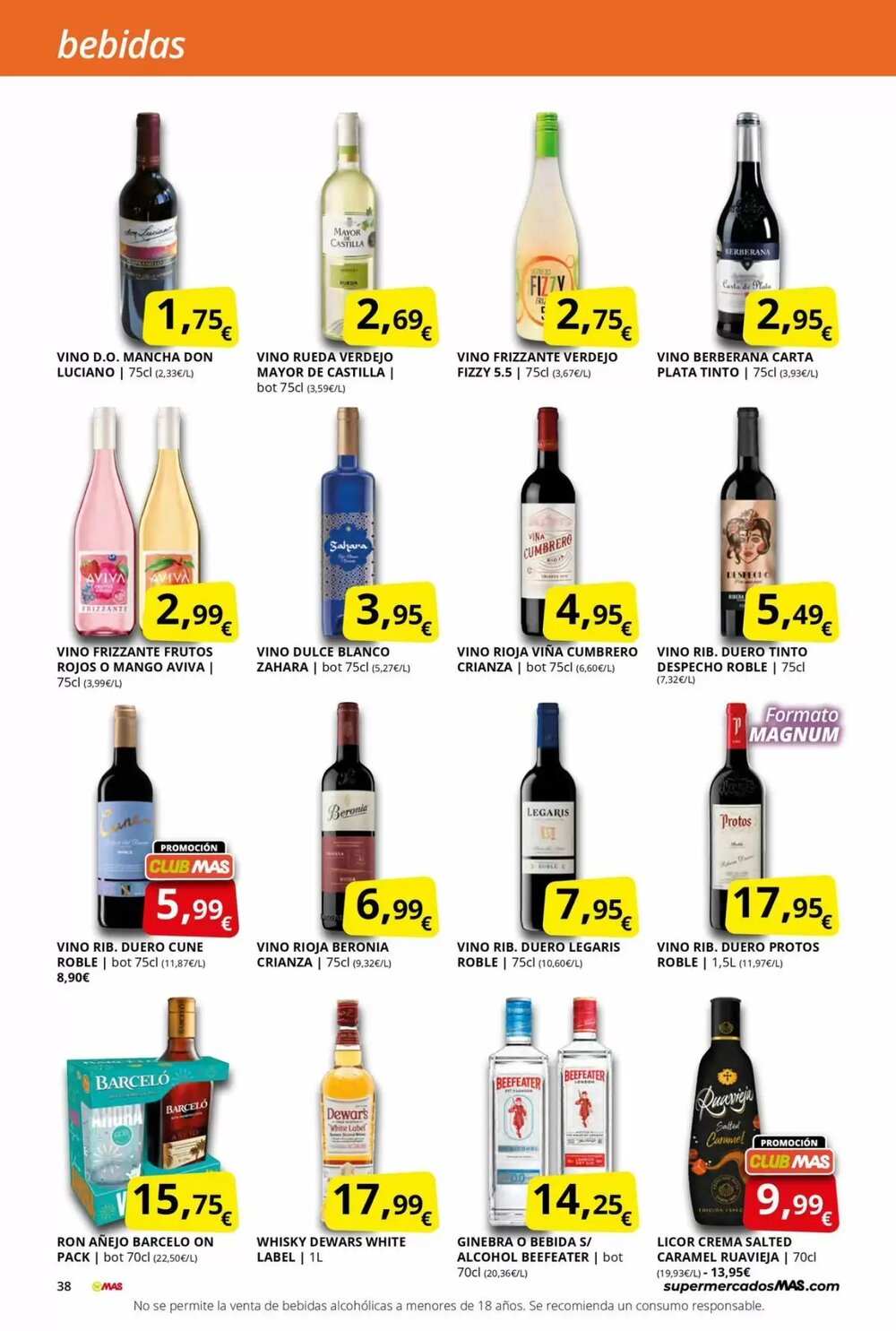 Folleto promocional de MAS válido desde el 08/01/2026 - Página 38.