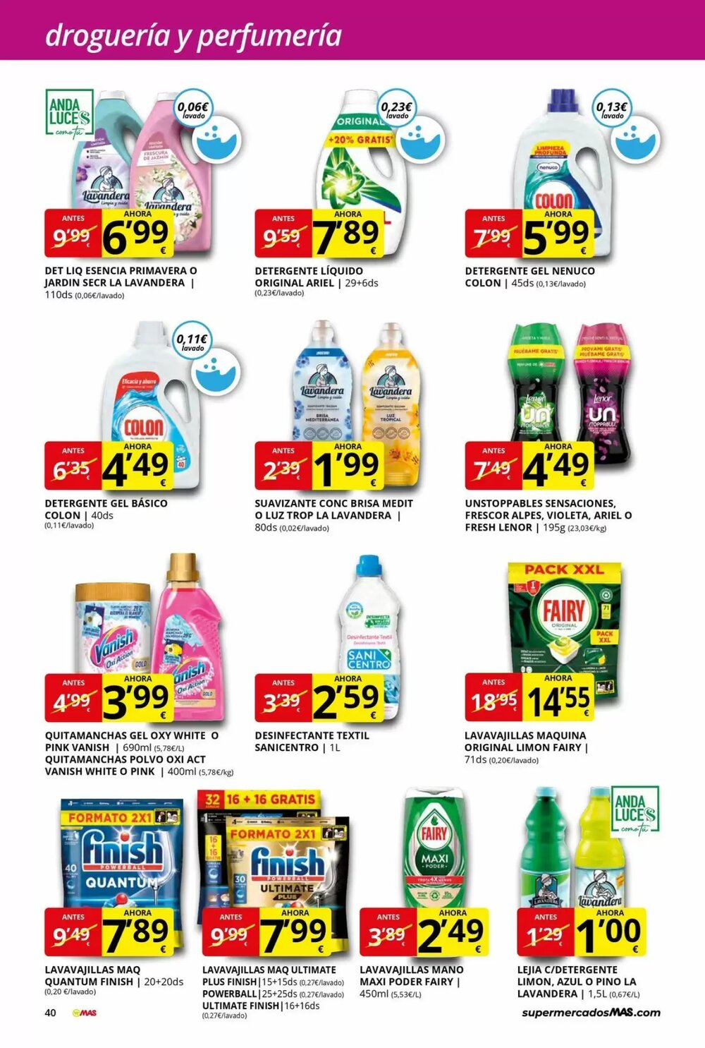 Folleto promocional de MAS válido desde el 08/01/2026 - Página 40.