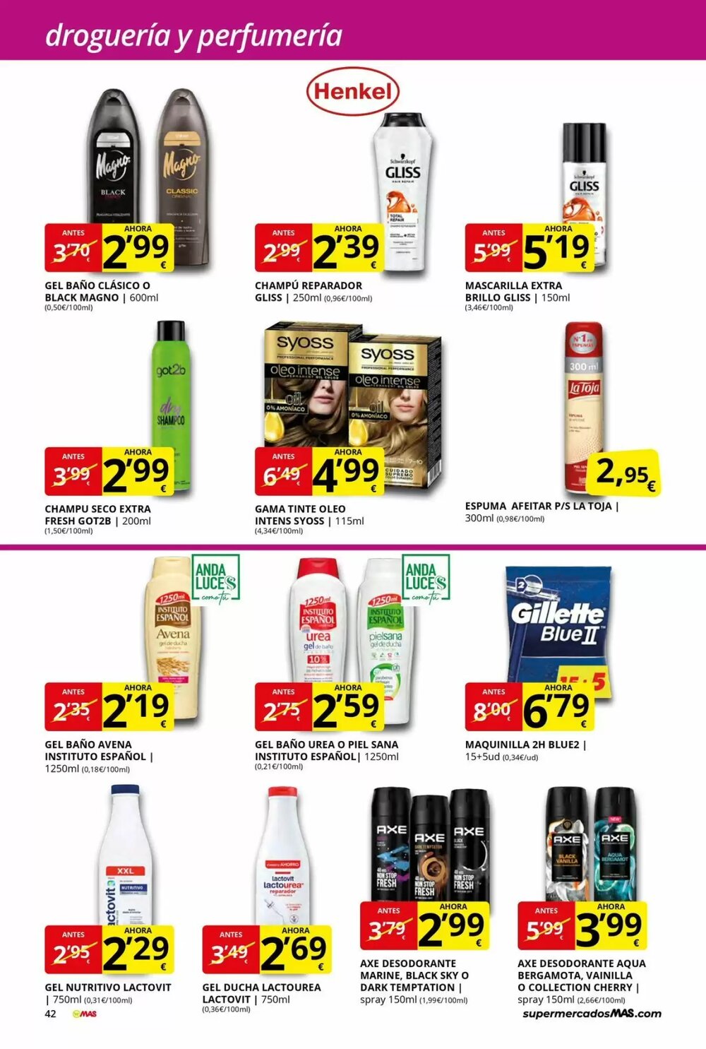 Folleto promocional de MAS válido desde el 08/01/2026 - Página 42.