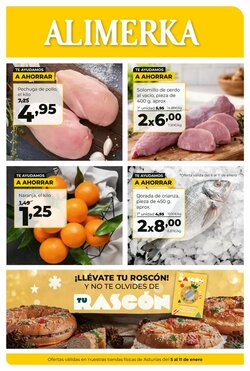 Folleto promocional de Alimerka válido desde el 08/01/2026