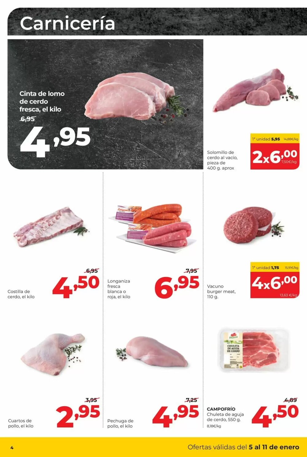 Folleto promocional de Alimerka válido desde el 08/01/2026 - Página 4.