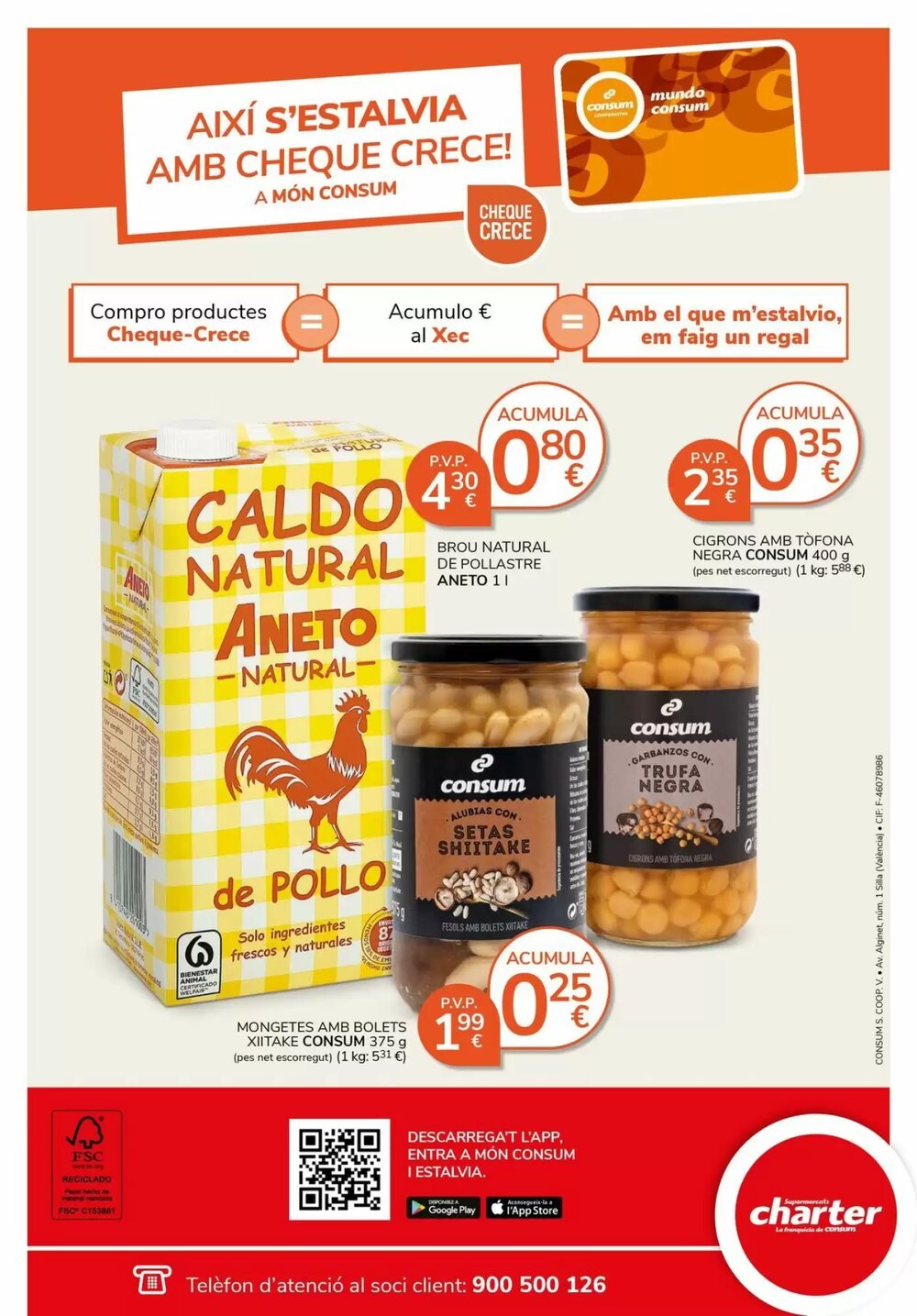 Folleto promocional de Supermercados Charter válido desde el 08/01/2026 - Página 20.