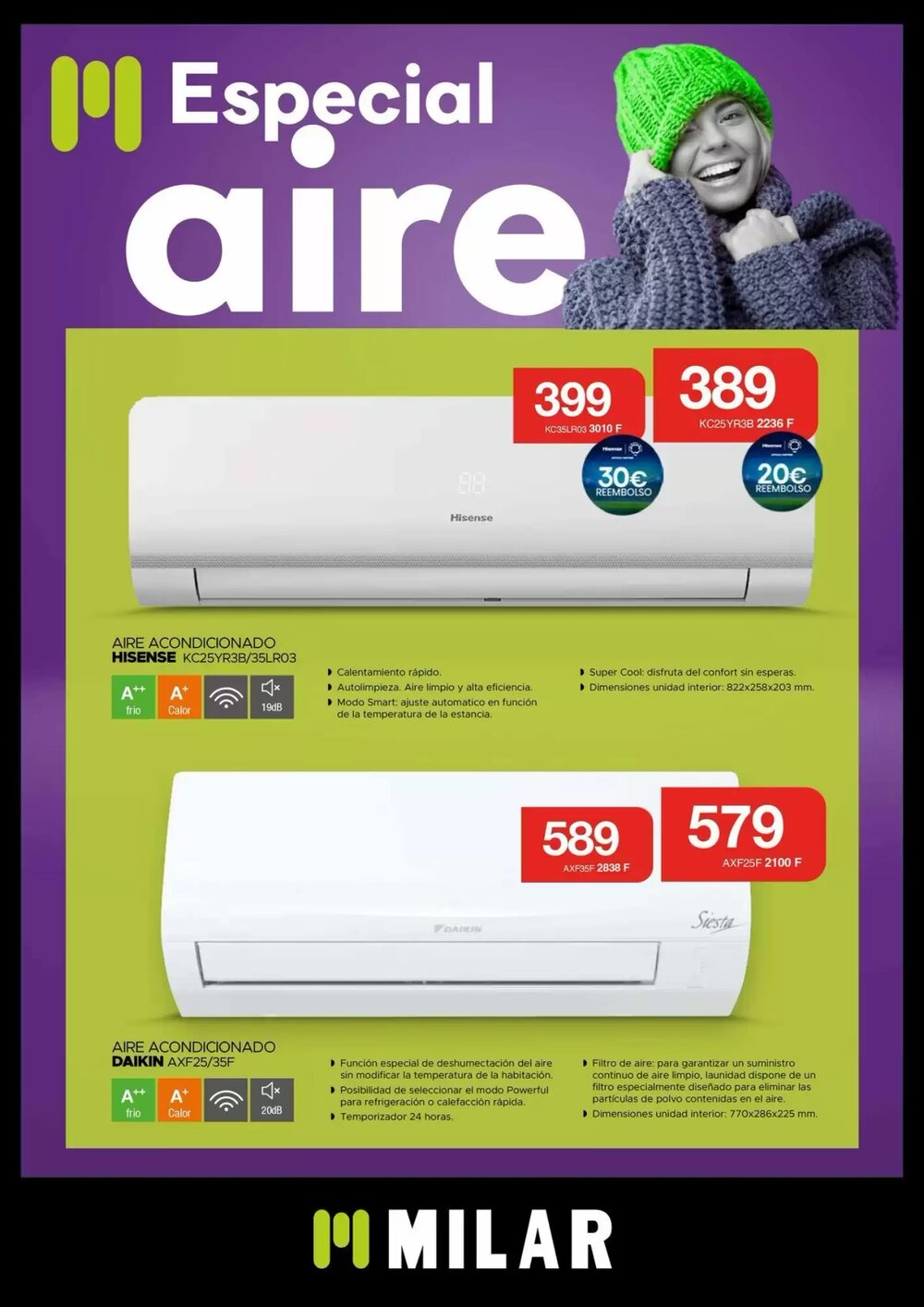 Folleto promocional de Milar válido desde el 08/01/2026 - Página 1.