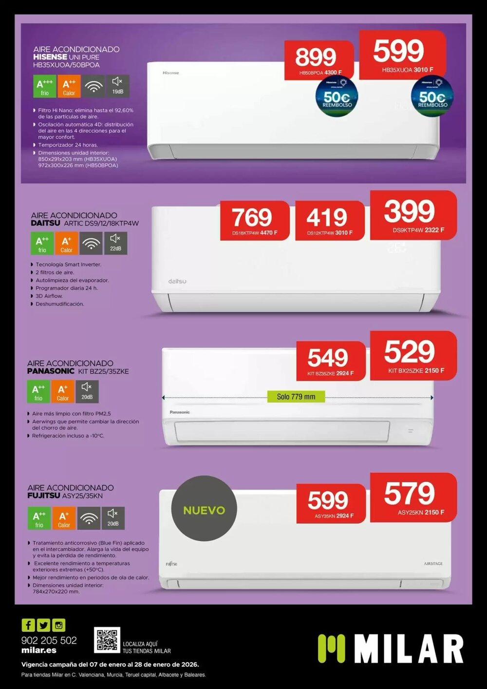 Folleto promocional de Milar válido desde el 08/01/2026 - Página 2.