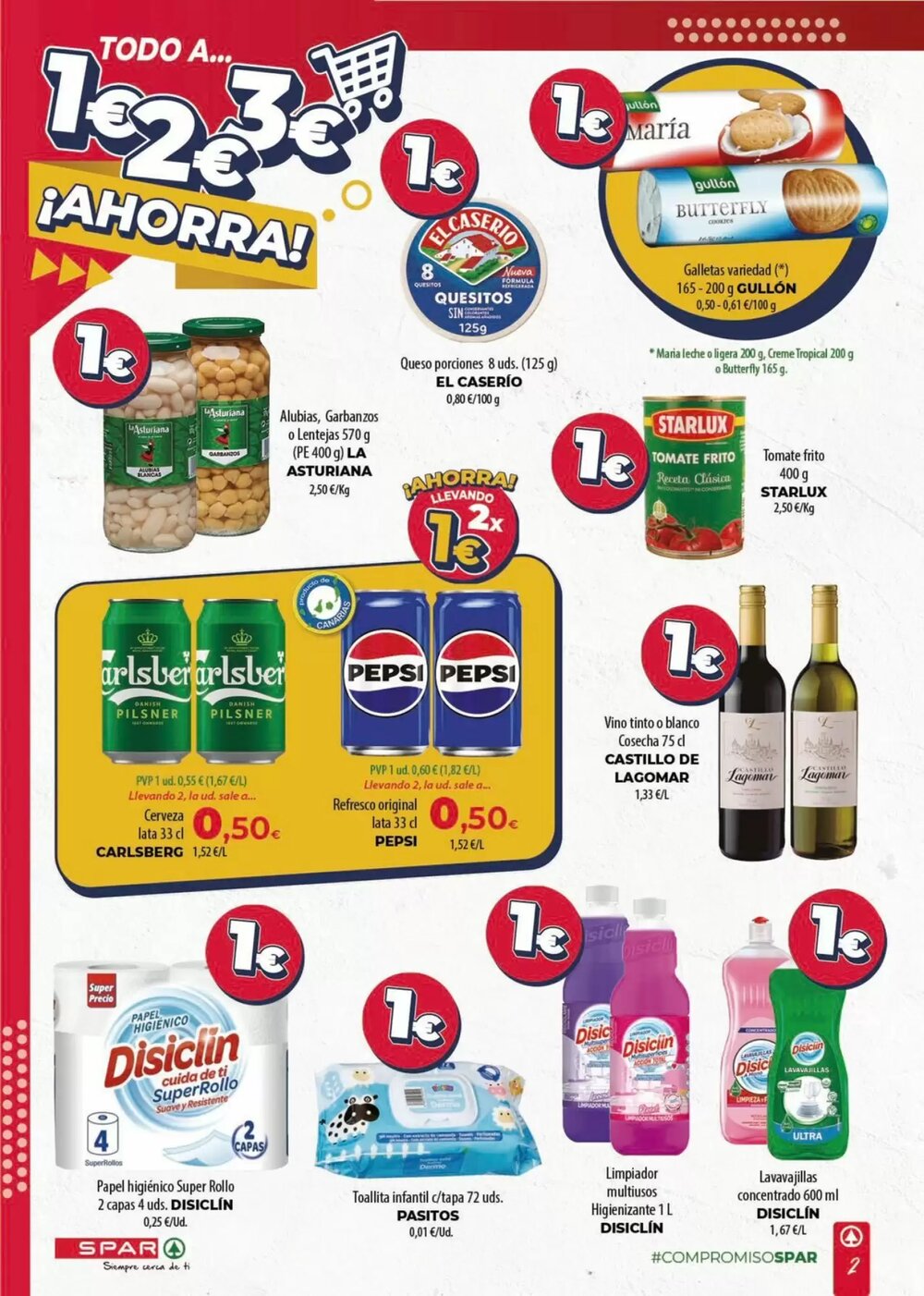 Folleto promocional de Spar Tenerife válido desde el 08/01/2026 - Página 2.