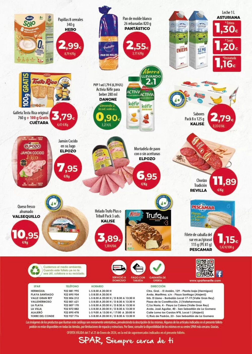 Folleto promocional de Spar Tenerife válido desde el 08/01/2026 - Página 4.