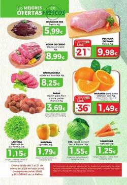 Folleto promocional de Spar La Palma válido desde el 08/01/2026 - Página 16.