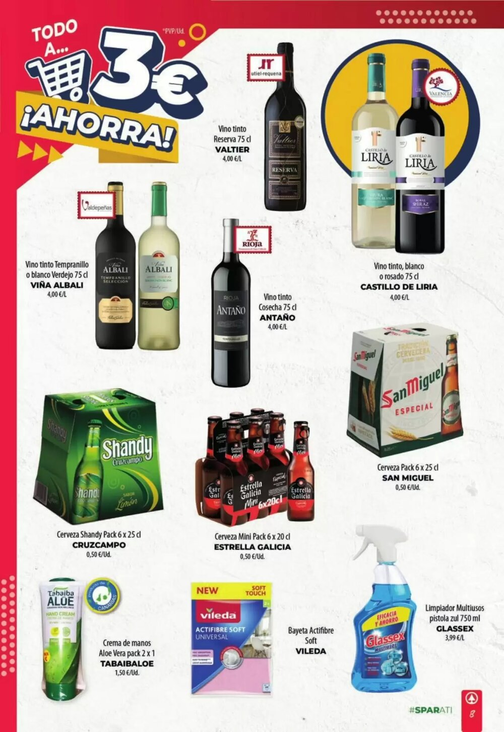 Folleto promocional de Spar La Palma válido desde el 08/01/2026 - Página 8.