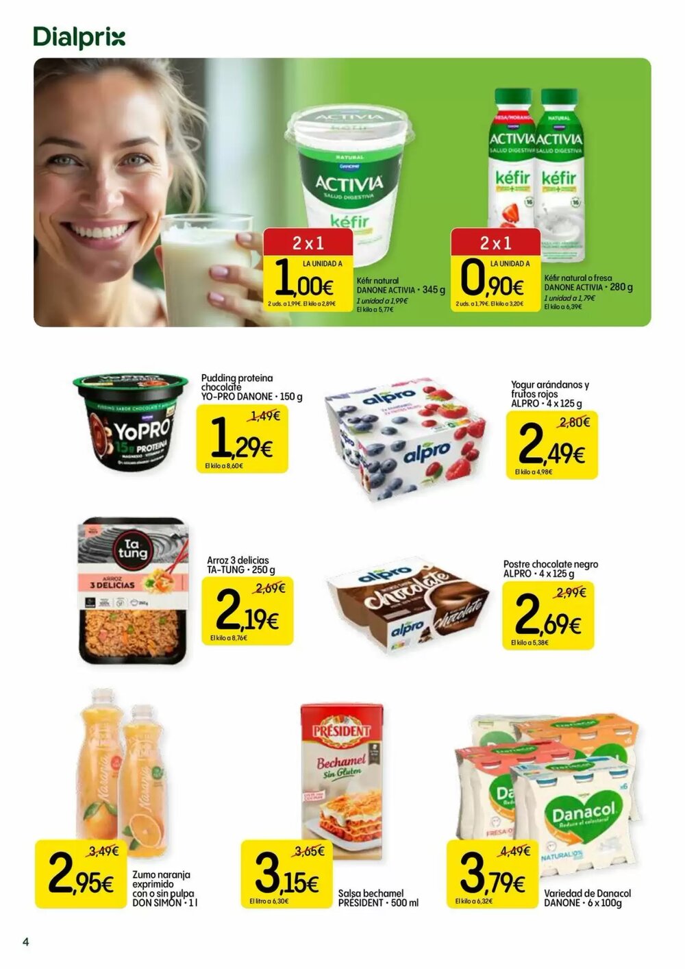 Folleto promocional de Dialprix válido desde el 08/01/2026 - Página 4.