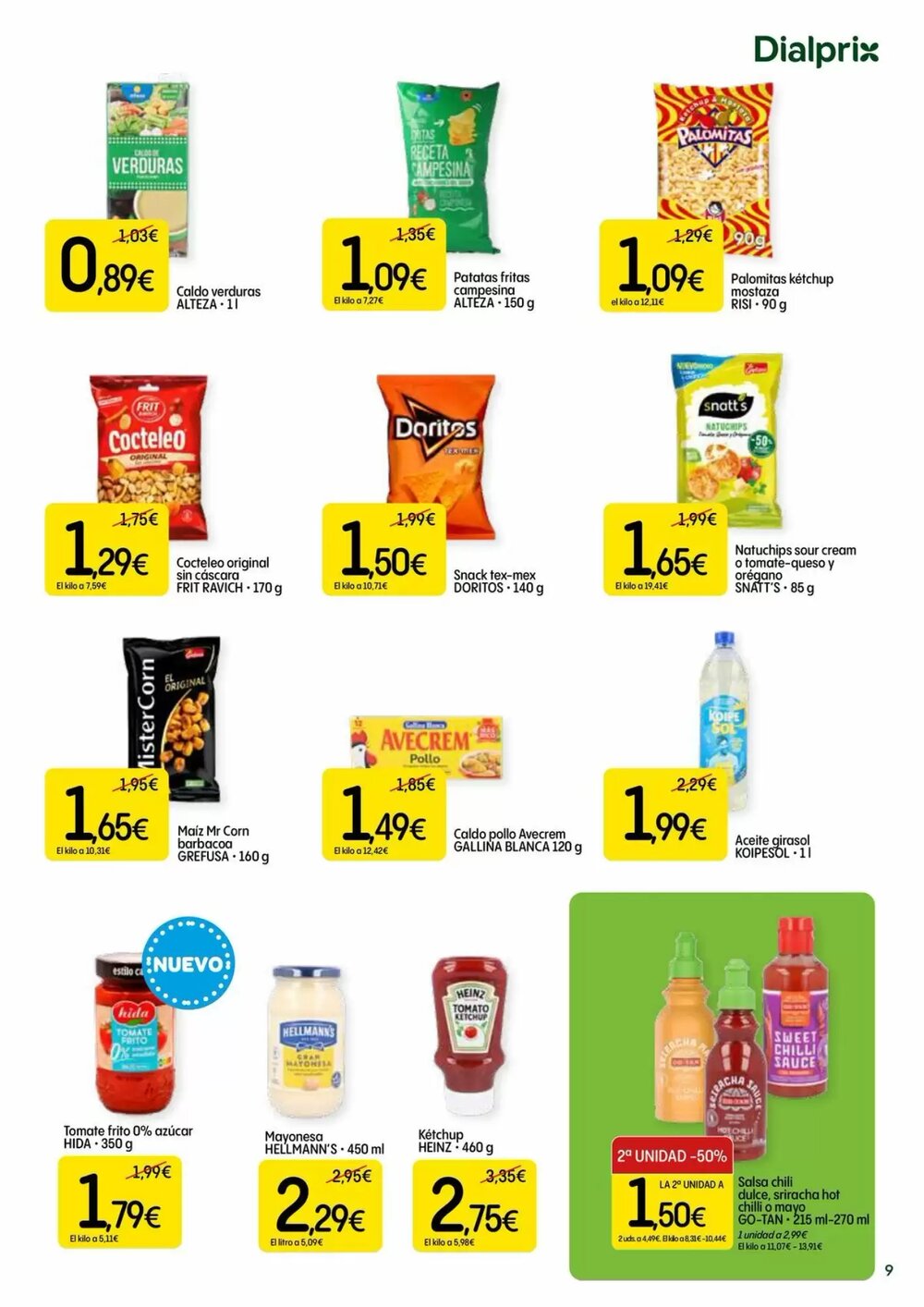 Folleto promocional de Dialprix válido desde el 08/01/2026 - Página 9.