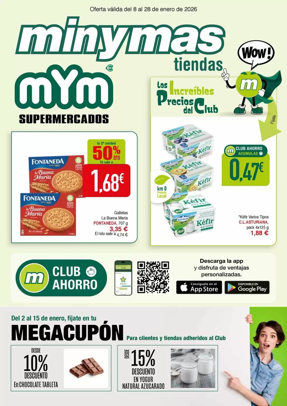 Folleto promocional de Masymas válido desde el 08/01/2026 - Página 1.