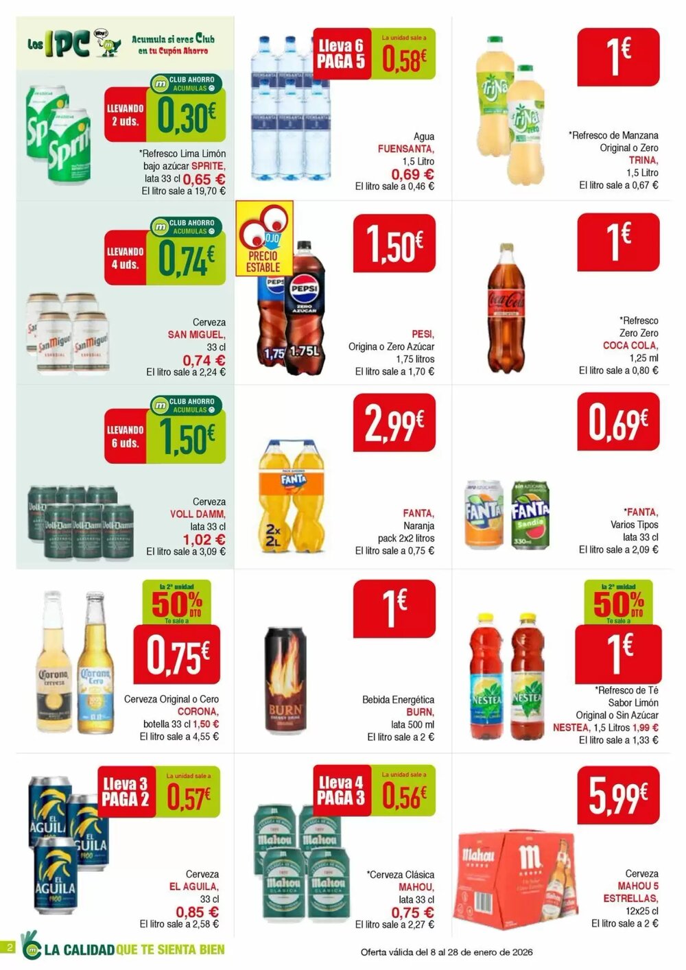 Folleto promocional de Masymas válido desde el 08/01/2026 - Página 2.