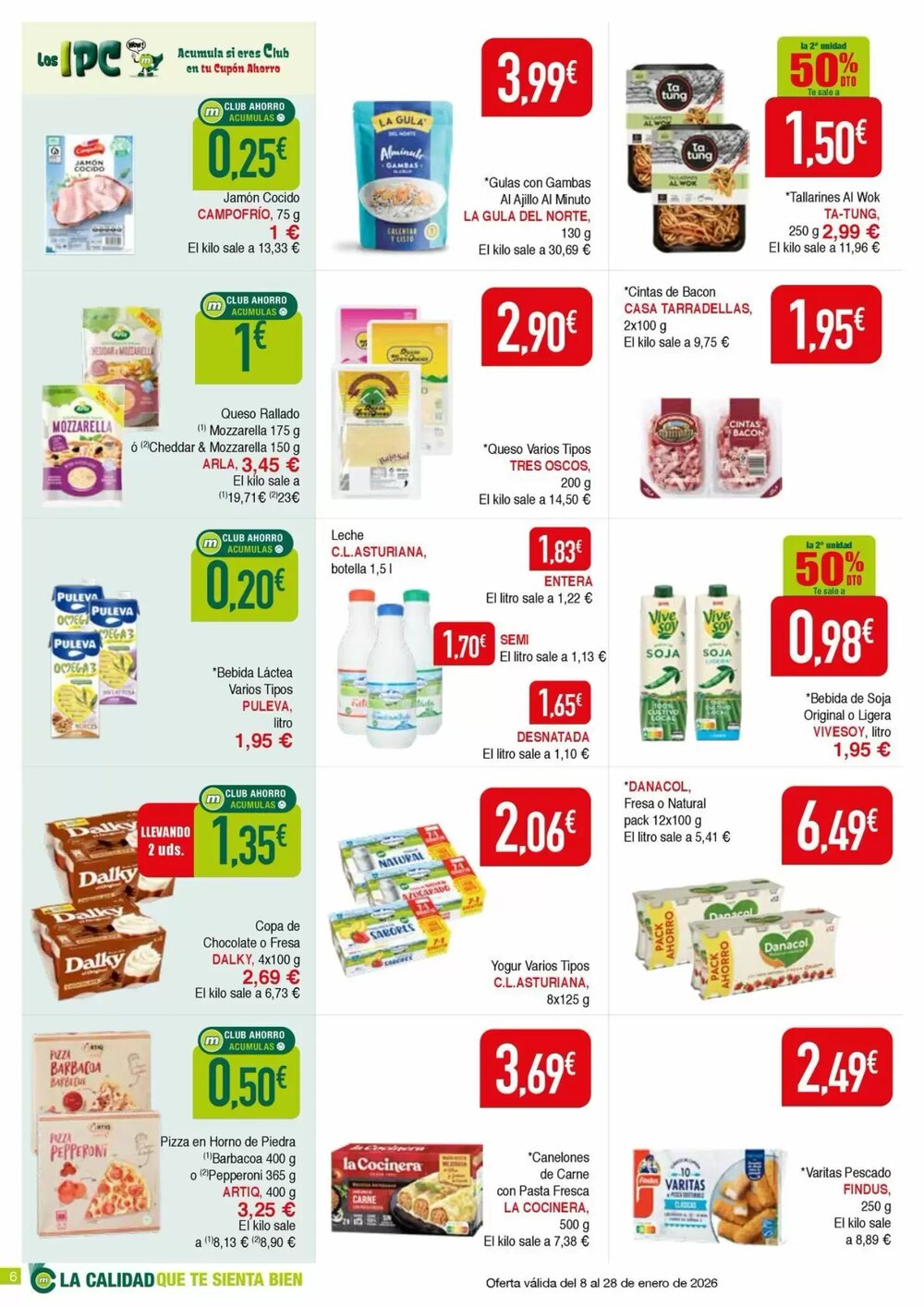 Folleto promocional de Masymas válido desde el 08/01/2026 - Página 6.