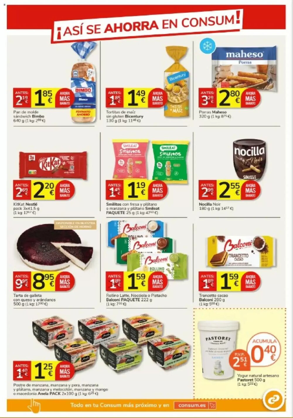 Folleto promocional de Consum válido desde el 08/01/2026 - Página 13.