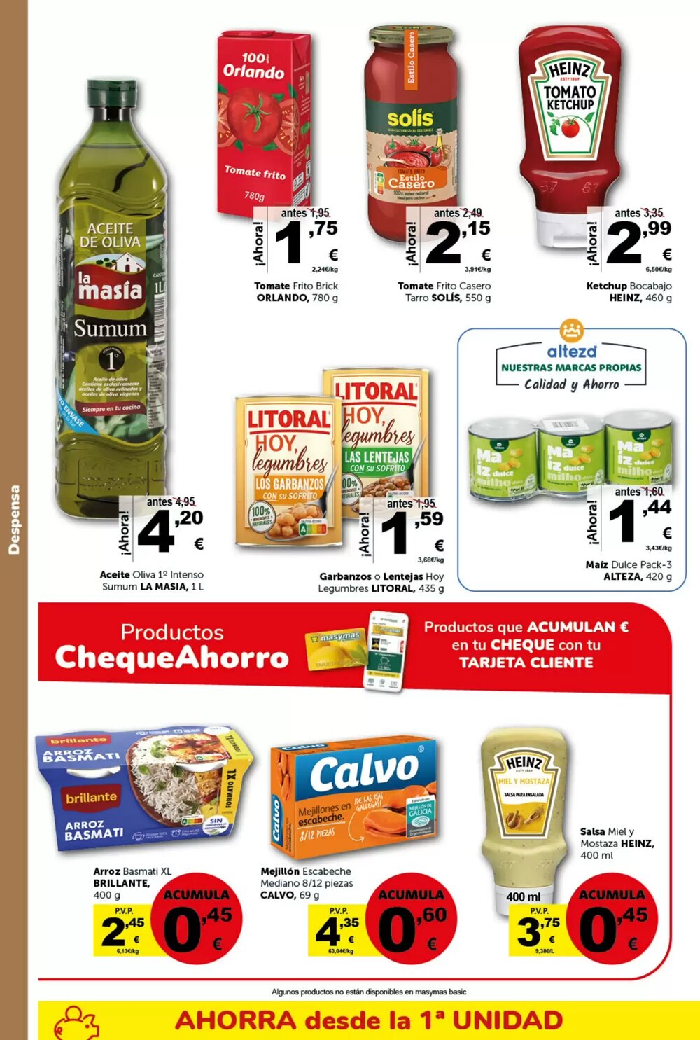 Folleto promocional de Masymas válido desde el 09/01/2026 - Página 10.