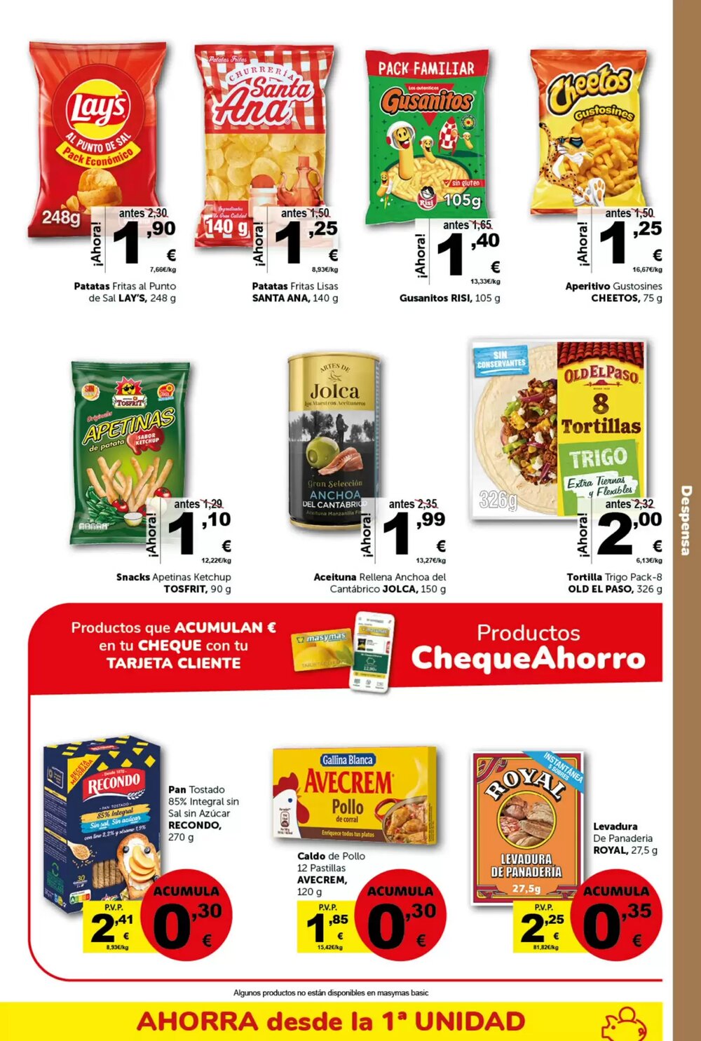 Folleto promocional de Masymas válido desde el 09/01/2026 - Página 11.