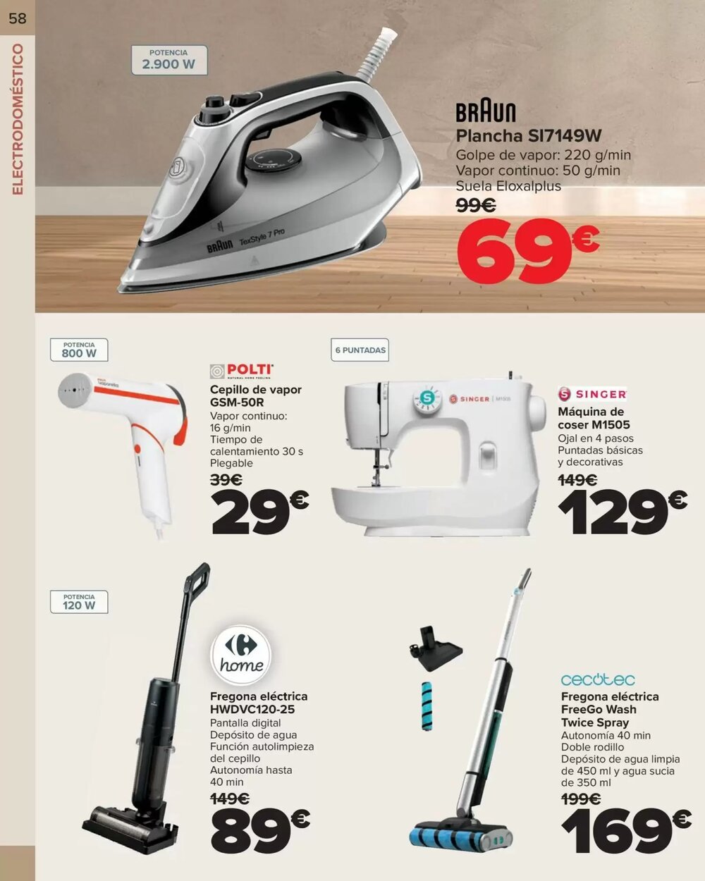 Folleto promocional de Carrefour válido desde el 09/01/2026 - Página 58.