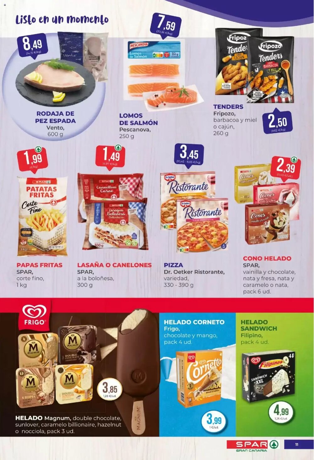 Folleto promocional de SPAR Gran Canaria válido desde el 09/01/2026 - Página 11.