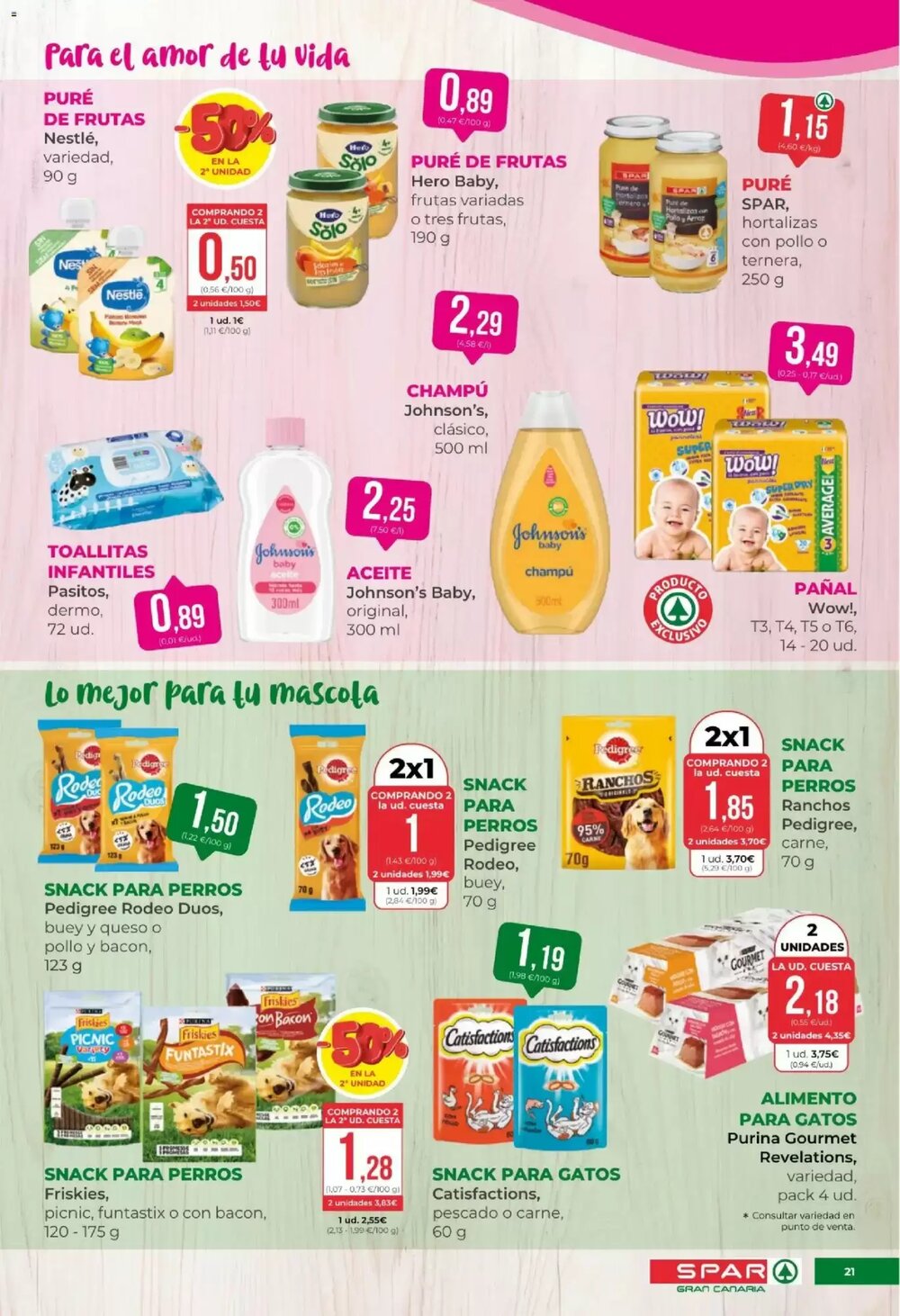 Folleto promocional de SPAR Gran Canaria válido desde el 09/01/2026 - Página 21.