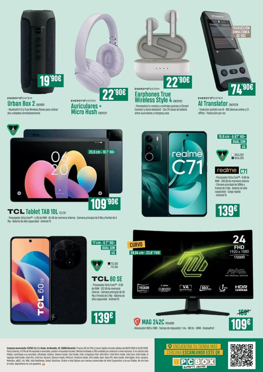 Folleto promocional de PCBox válido desde el 09/01/2026 - Página 4.