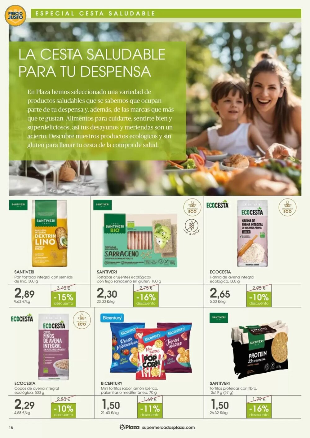 Folleto promocional de Supermercados Plaza válido desde el 09/01/2026 - Página 18.