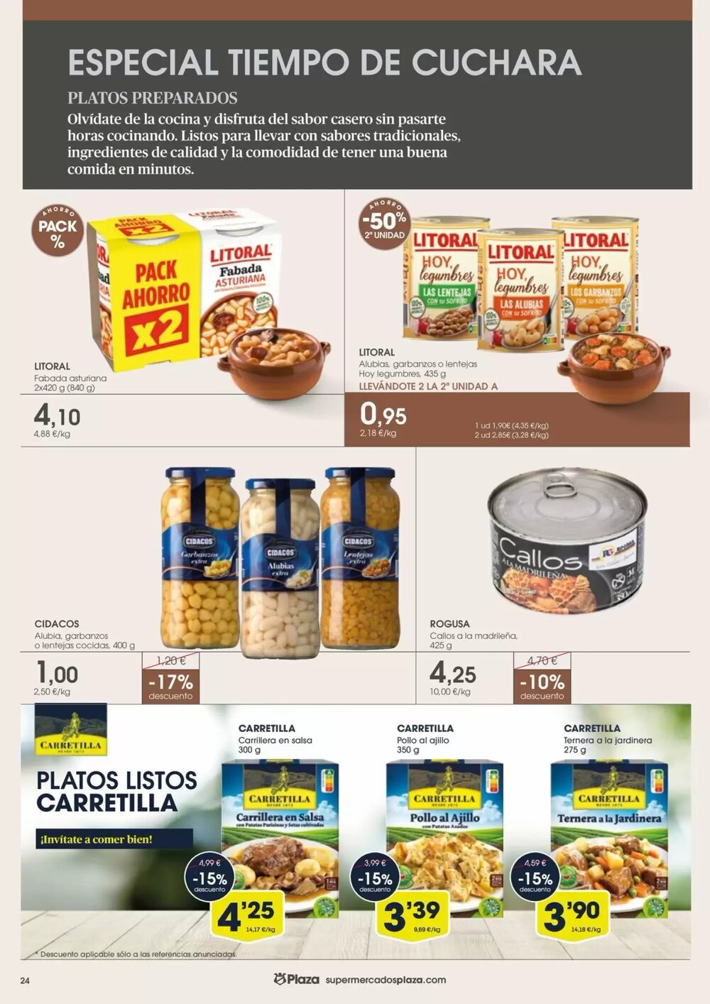 Folleto promocional de Supermercados Plaza válido desde el 09/01/2026 - Página 24.