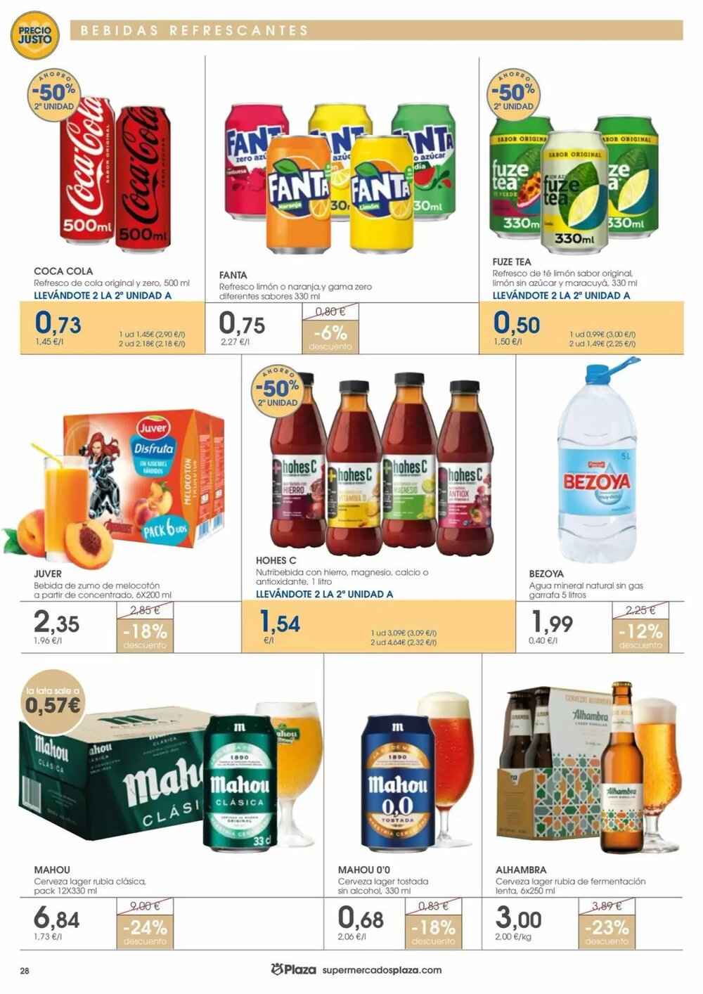 Folleto promocional de Supermercados Plaza válido desde el 09/01/2026 - Página 28.