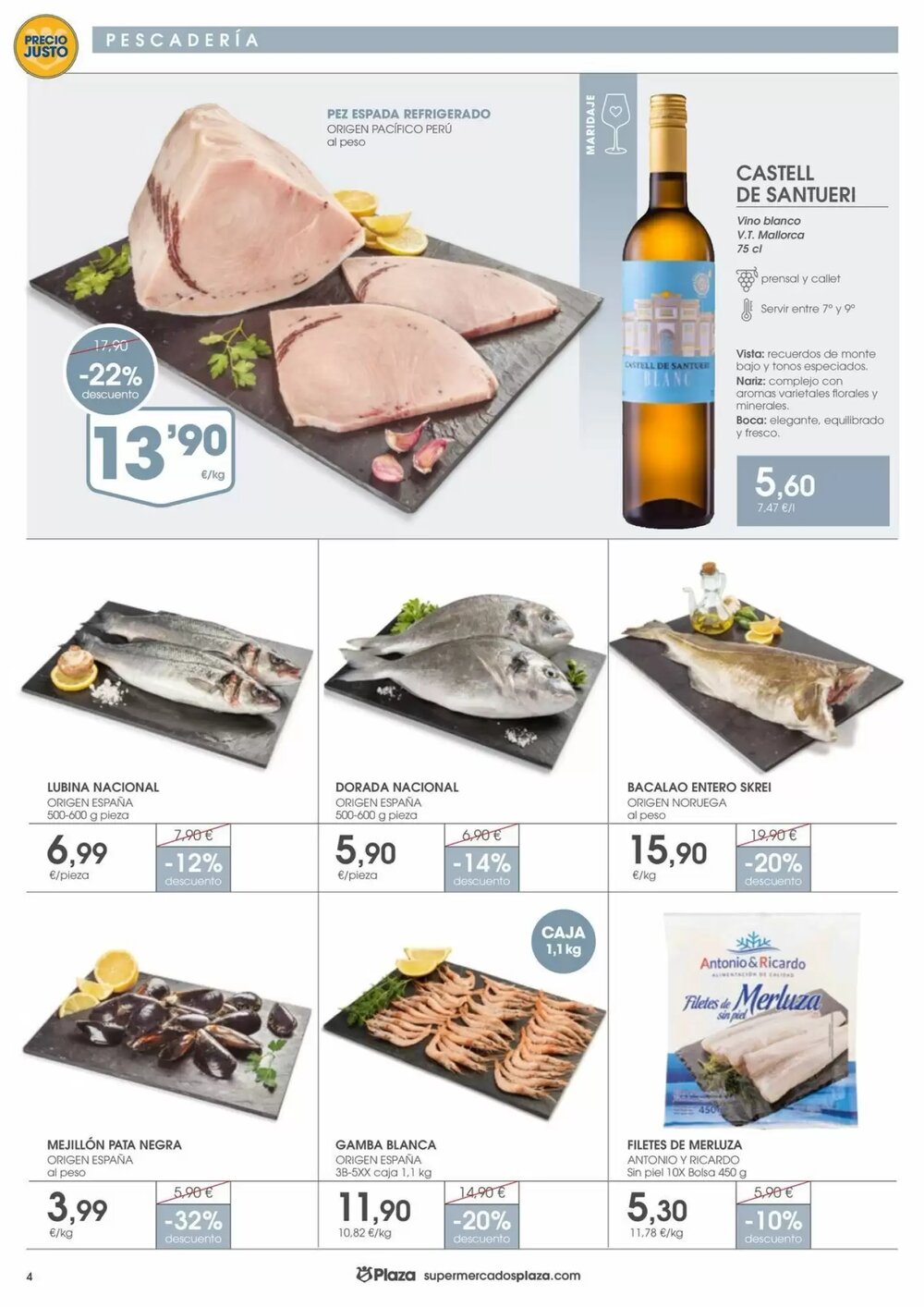 Folleto promocional de Supermercados Plaza válido desde el 09/01/2026 - Página 4.