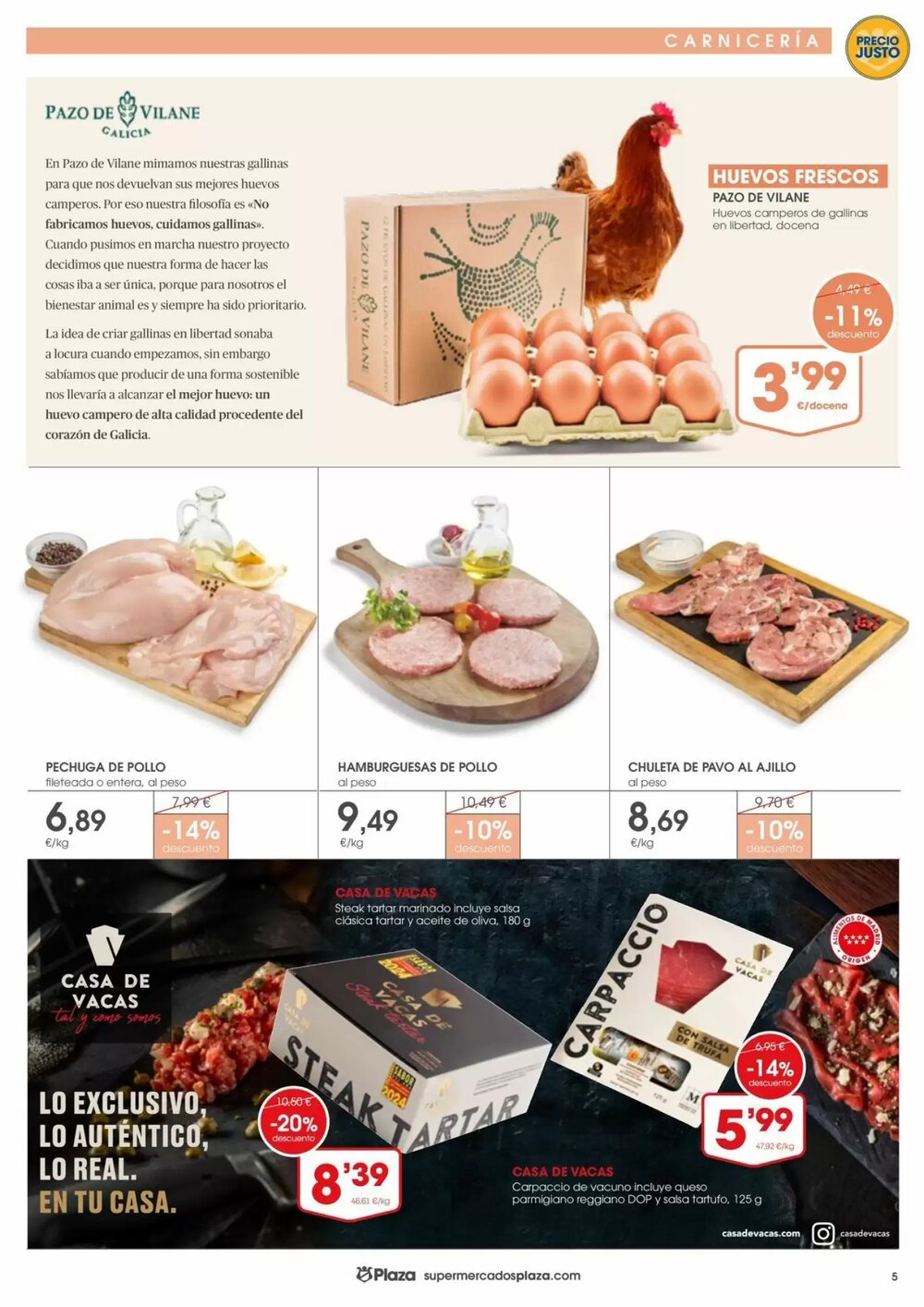 Folleto promocional de Supermercados Plaza válido desde el 09/01/2026 - Página 5.