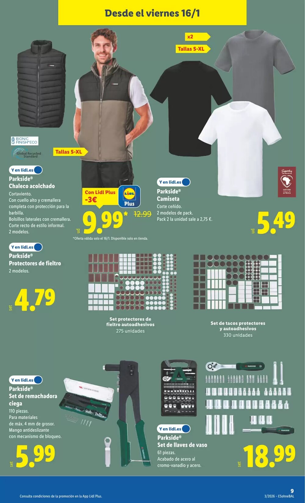 Folleto promocional de Lidl válido desde el 12/01/2026 - Página 17.